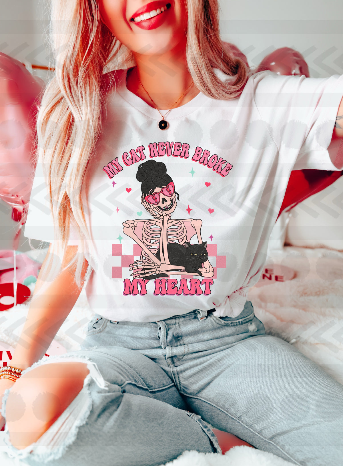My cat never broke my heart 18072 DTF transfer