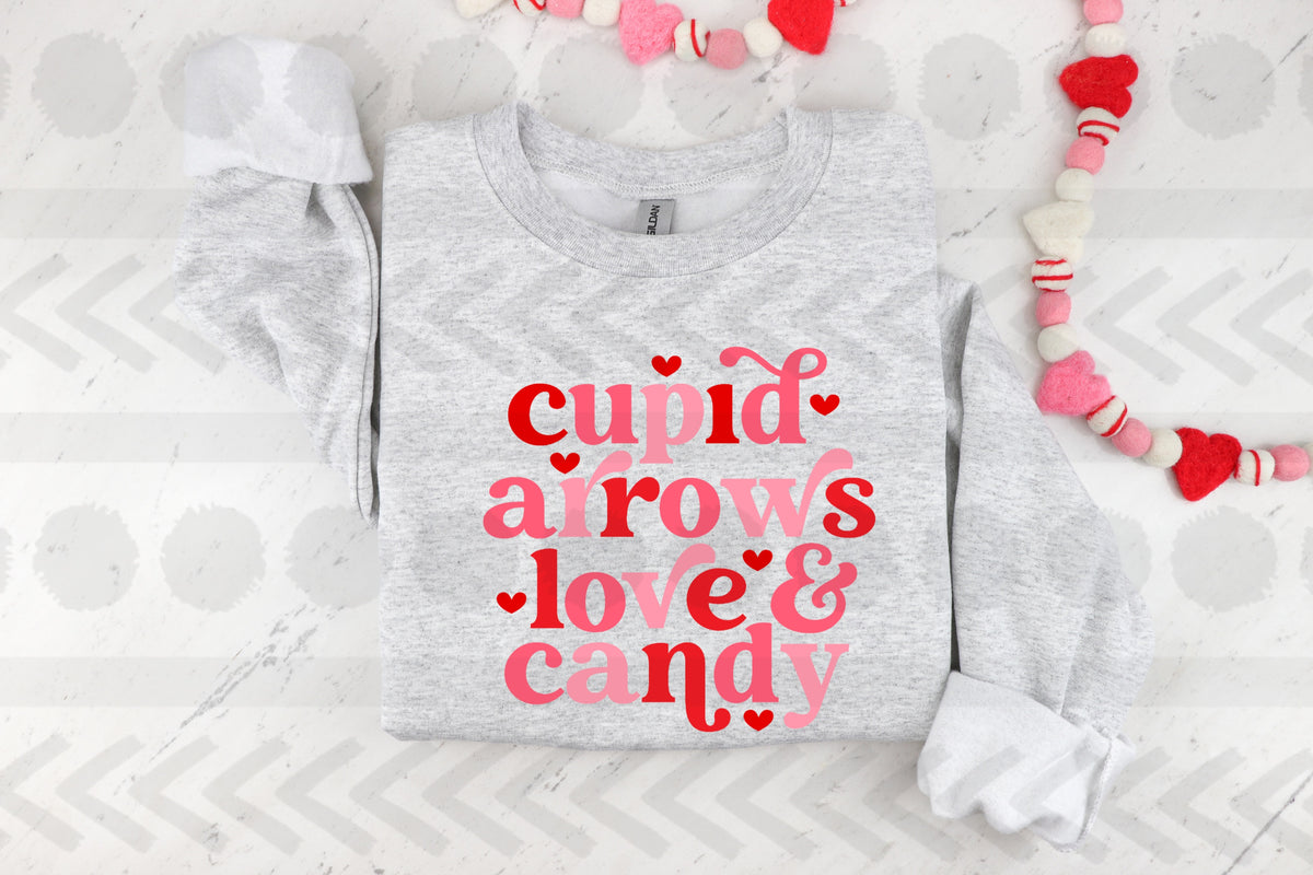 Cupid arrows love and candy 18068 DTF transfer