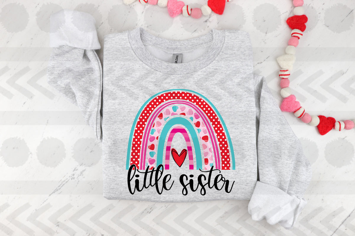 Little sister rainbow 18067 DTF transfer
