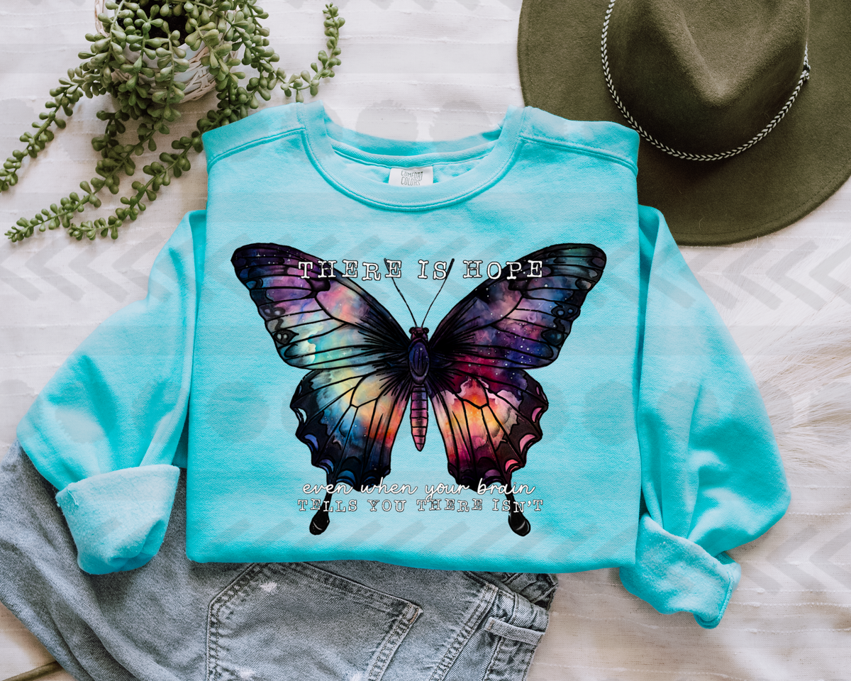 There is hope butterfly DTF transfer