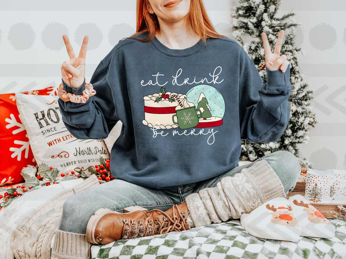 Eat drink be merry 18104 DTF transfer