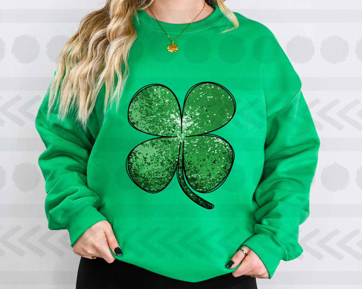 Shamrock sequin 18117 DTF transfer