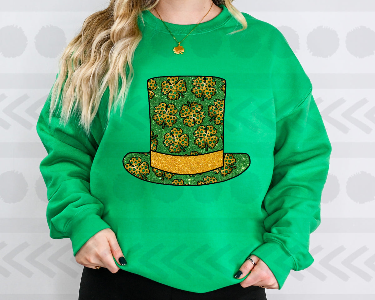 Lucky hat sequin 18114 DTF transfer