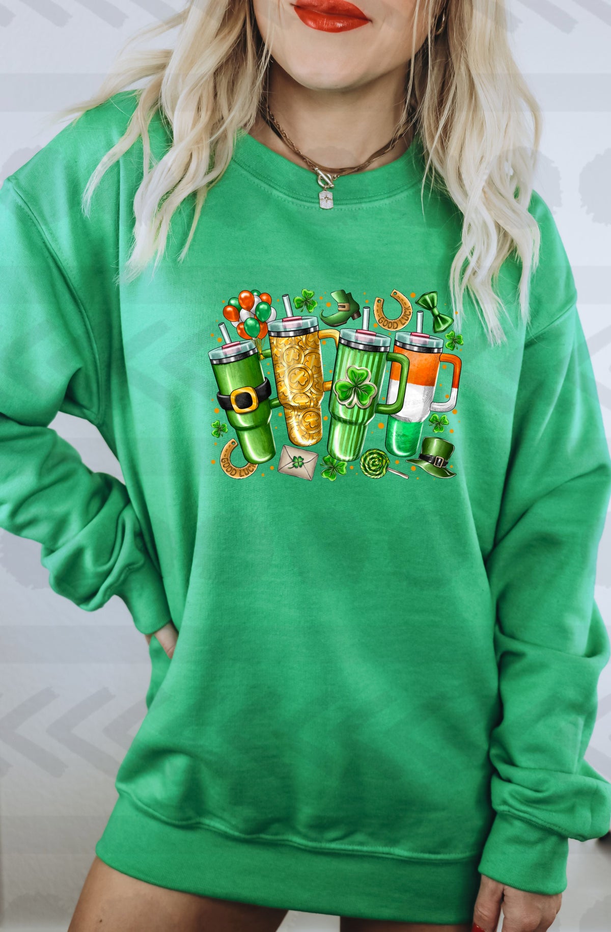 St. Pattys cups  18244 DTF transfer