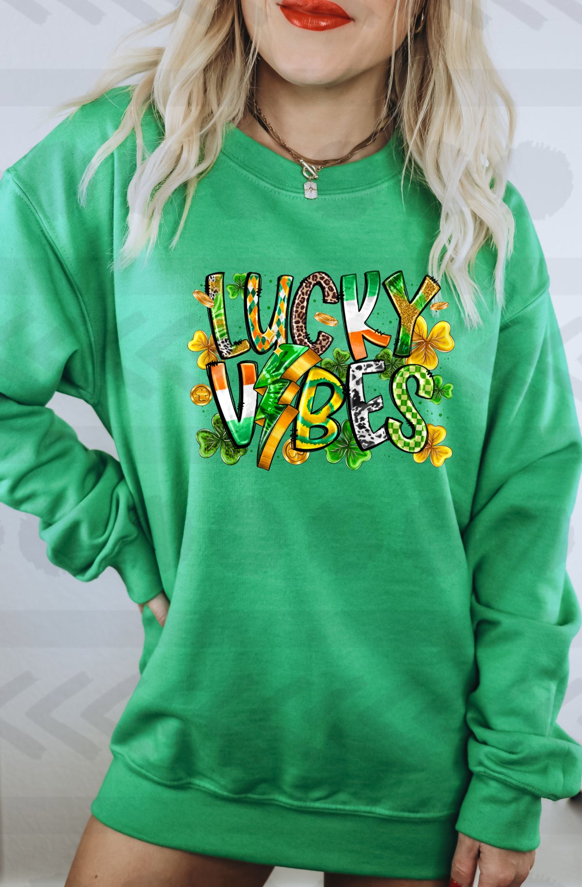 Lucky vibes  18253 DTF transfer