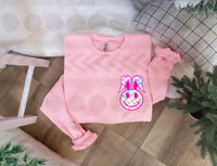 Tie dye checkered bunny CHOOSE SIZE 18479 DTF transfer