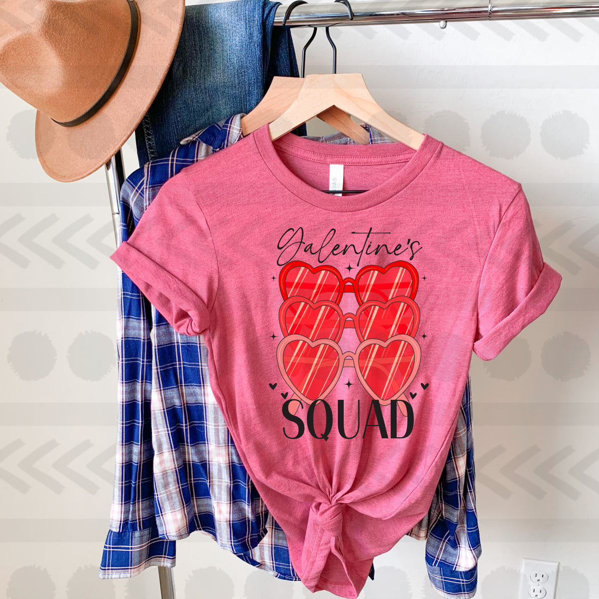Galentines squad glasses 18572 DTF transfer