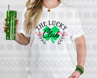 The lucky club BLACK 18581 DTF transfer