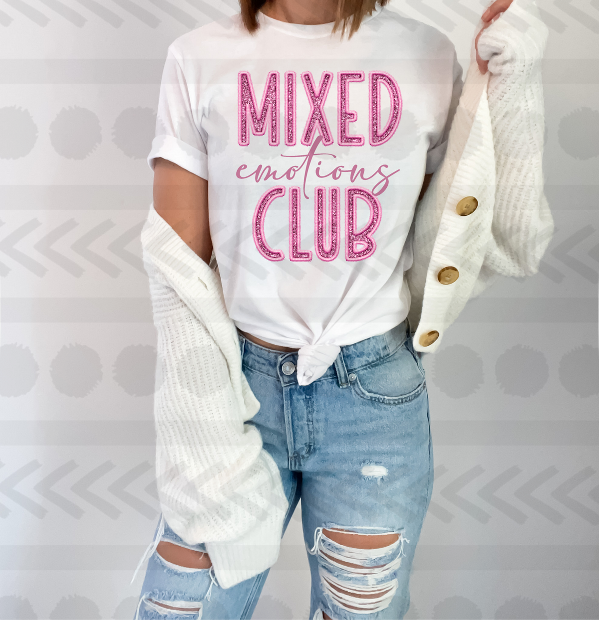 Mixed emotions club 18622 DTF transfer