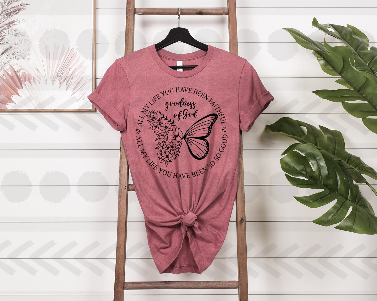 All my life i have been faithful butterfly 18665 DTF transfer