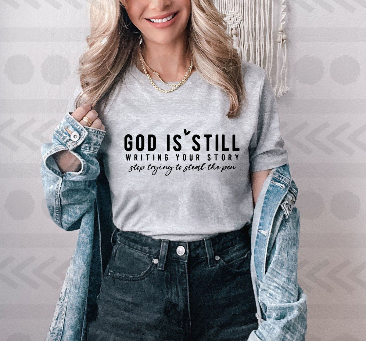 God is still writing your story 18663 DTF transfer