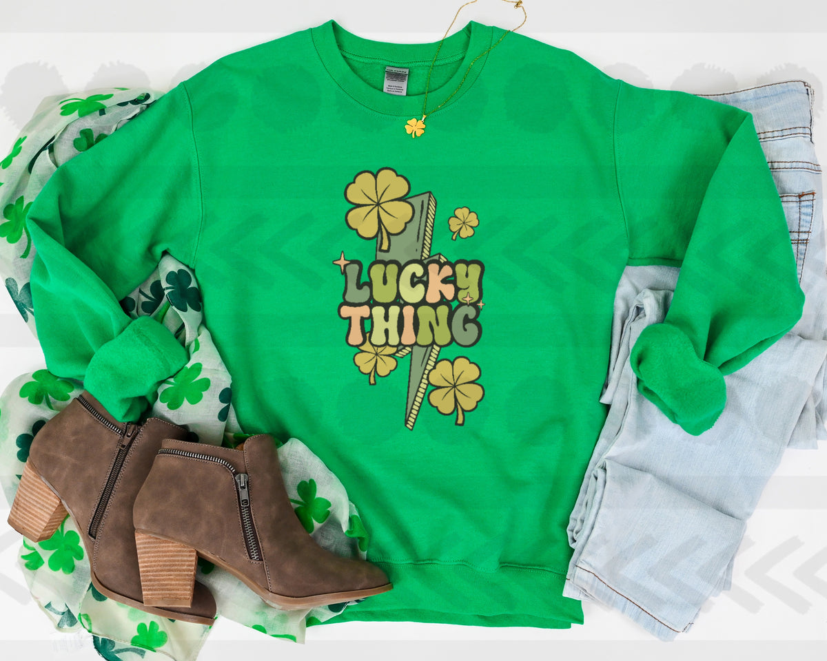 Lucky thing lightening bolt 18735 DTF transfer