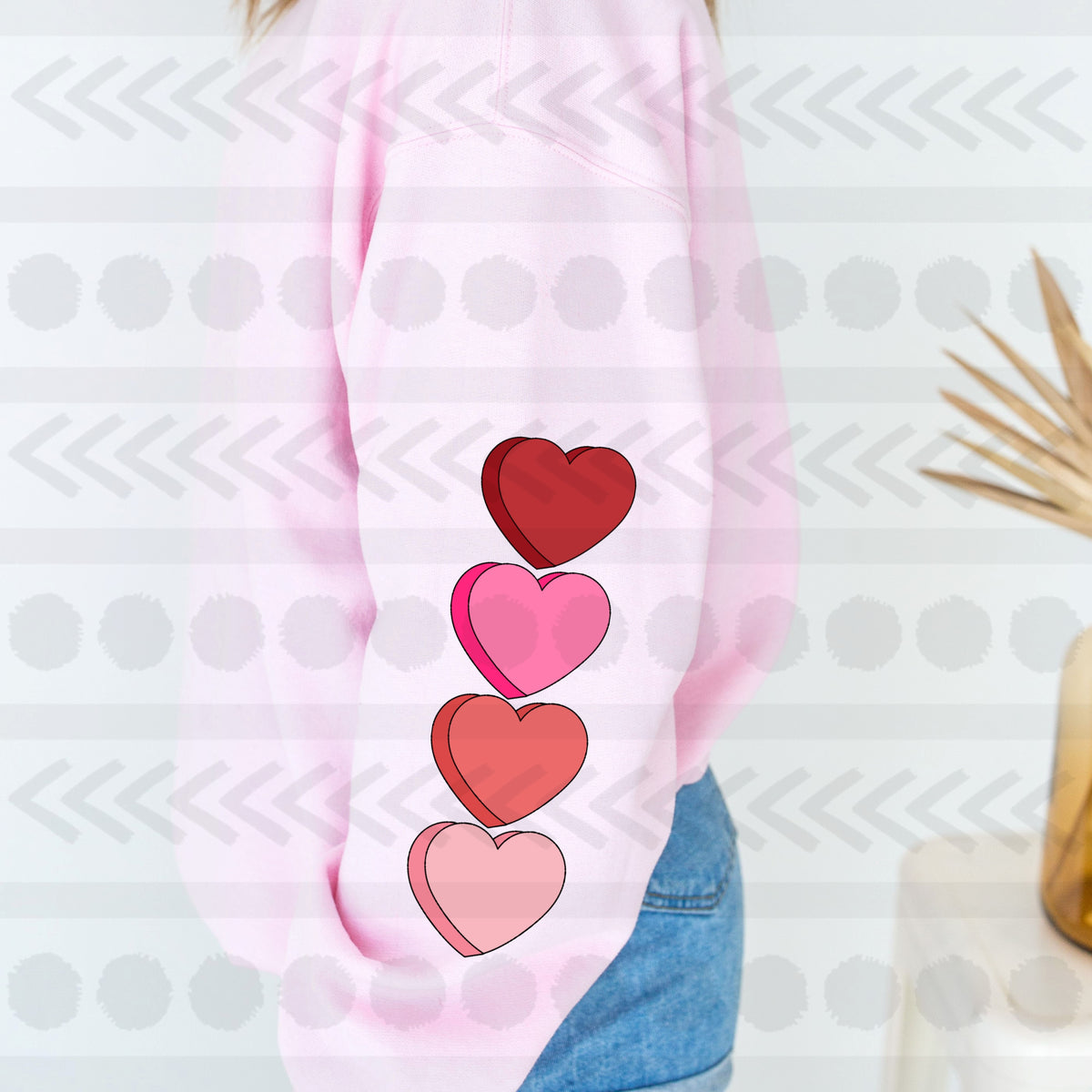 Heart on her sleeve SLEEVE 18789 DTF transfer