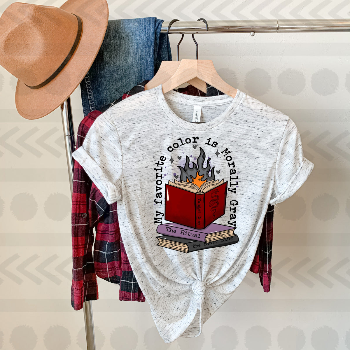 My favorite color is morally gray 18792 DTF transfer