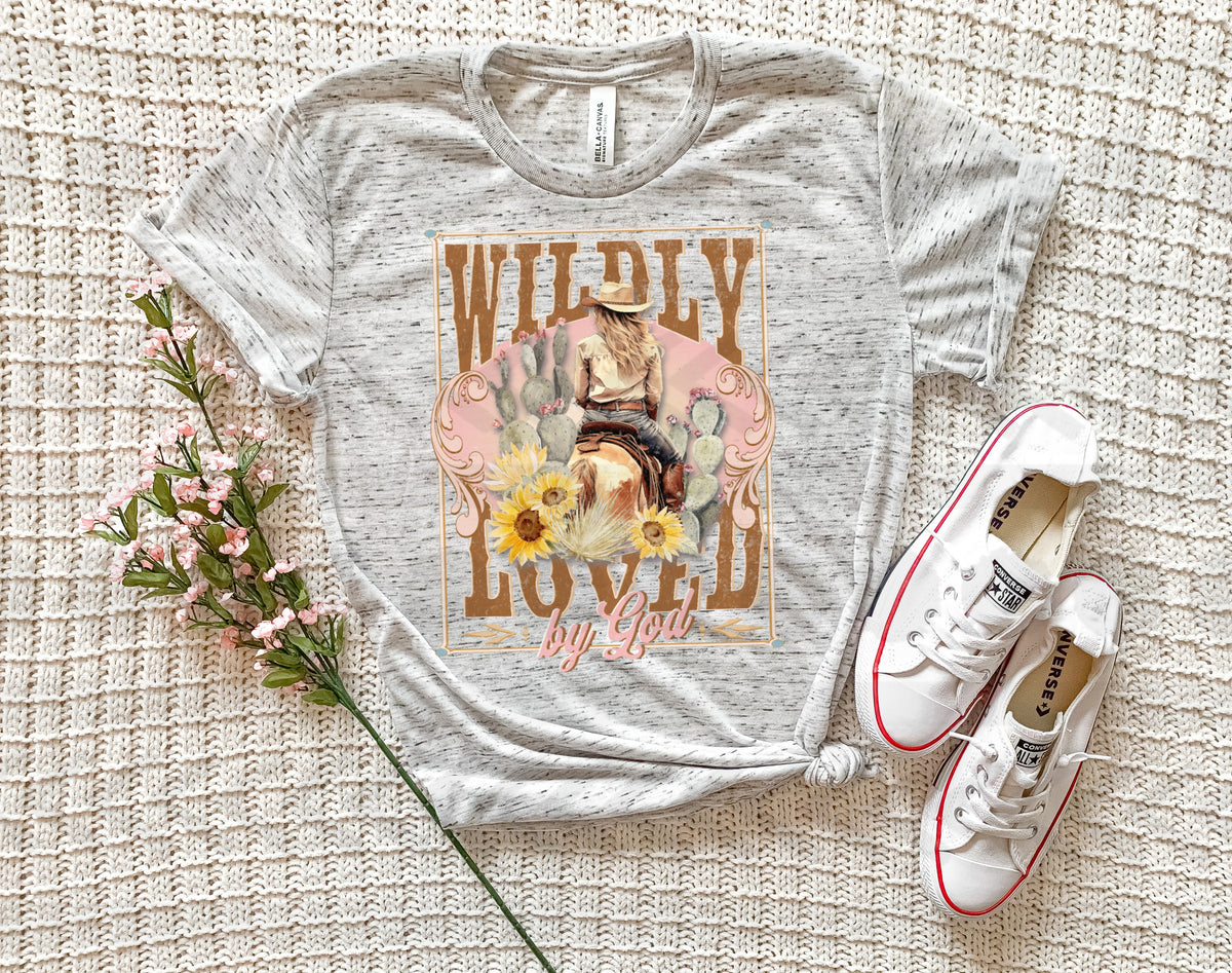 Wildy loved by God 18797 DTF transfer