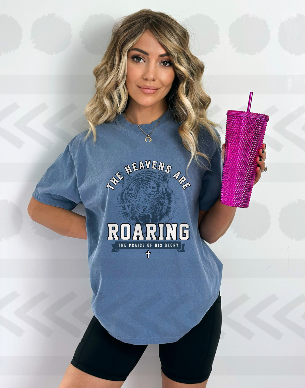 The heavens are roaring WHITE 18799 DTF transfer