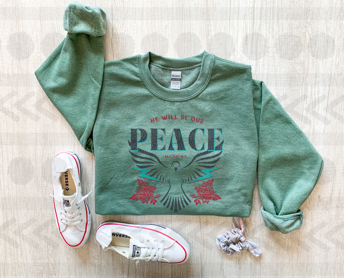 He will be our peace 18802 DTF transfer