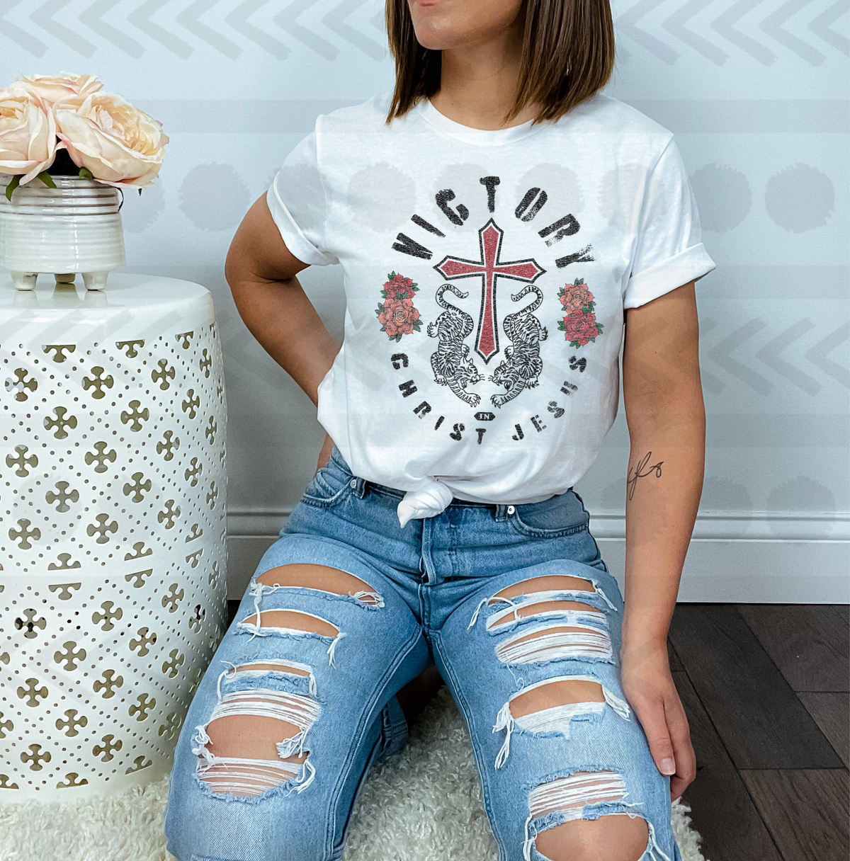 Victory christ jesus 18806 DTF transfer