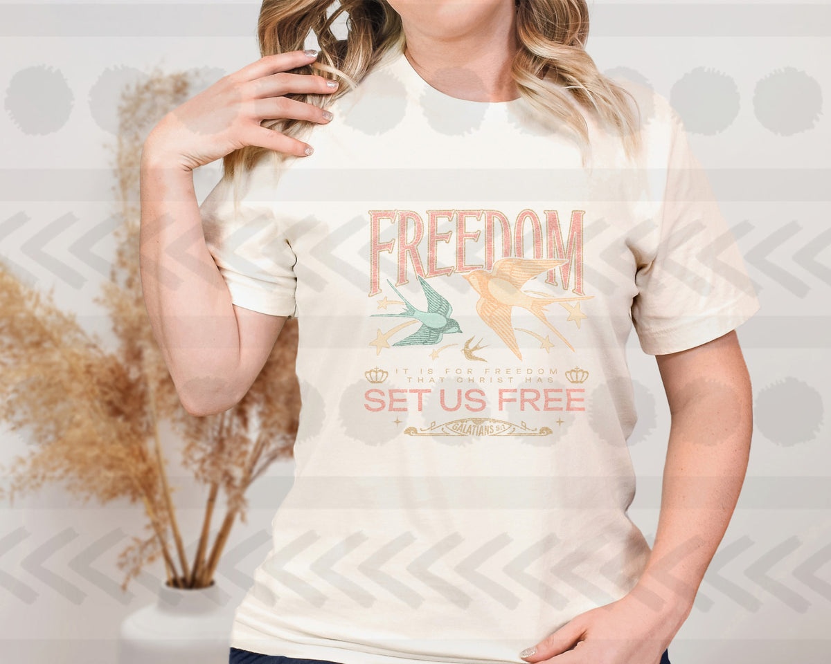 Freedom set us free 18820 DTF transfer