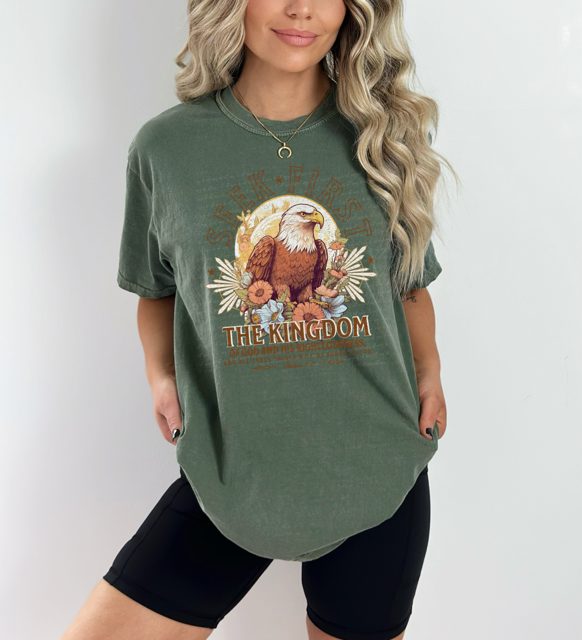 Seek first the kingdom 18837 DTF transfer