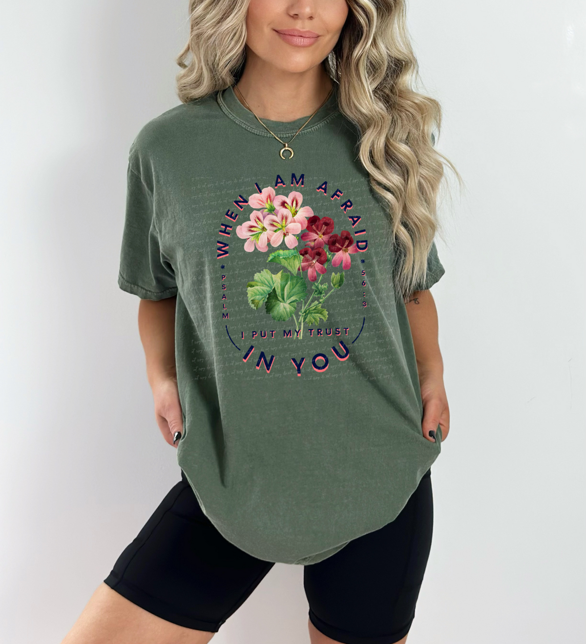 When i am afraid i put my trust in you 18840 DTF transfer