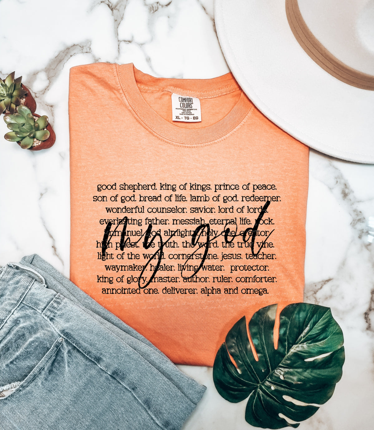 My God good shepard, king of kings 18889 DTF transfer