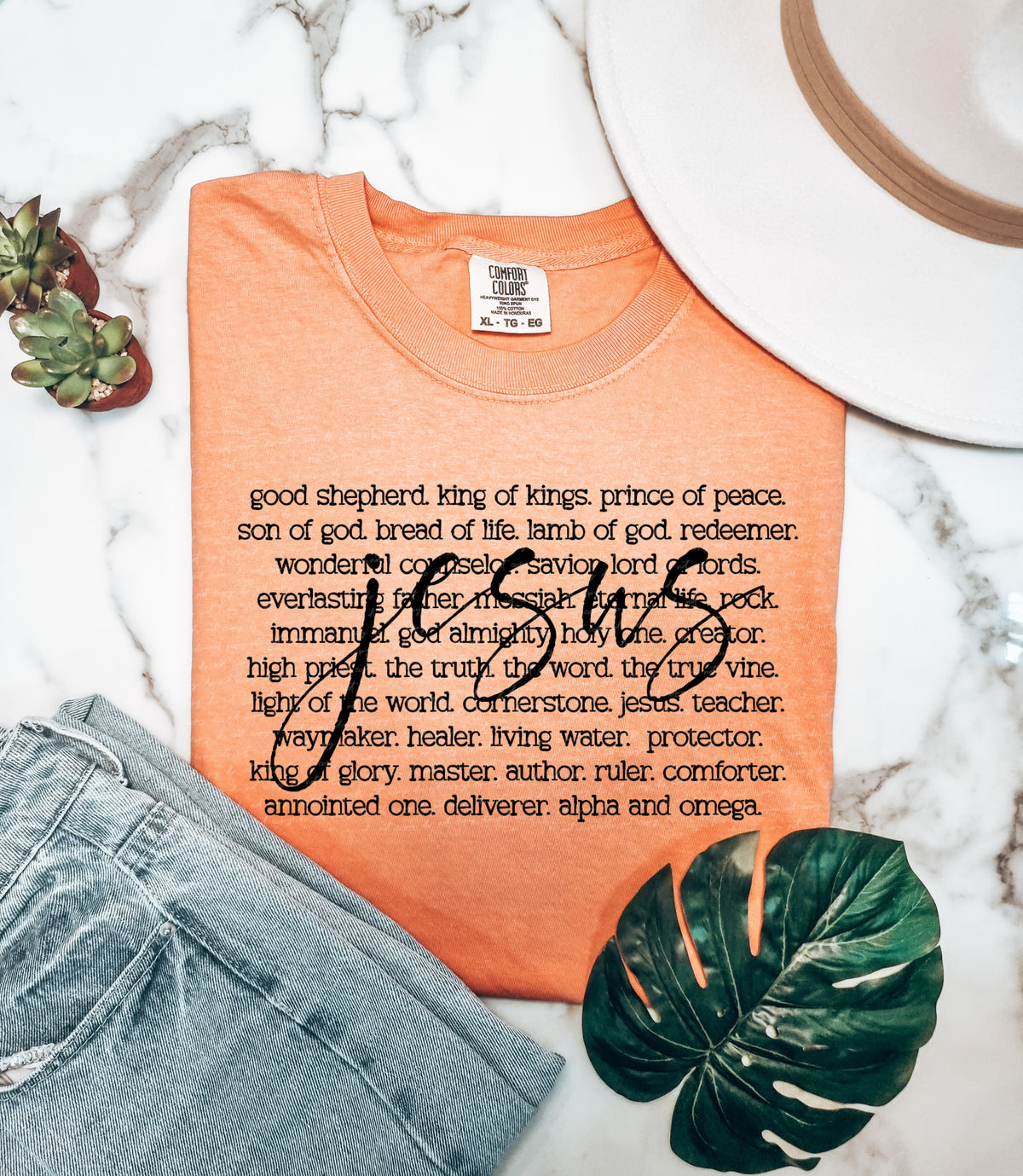 Jesus good shepard, king of kings 18888 DTF transfer