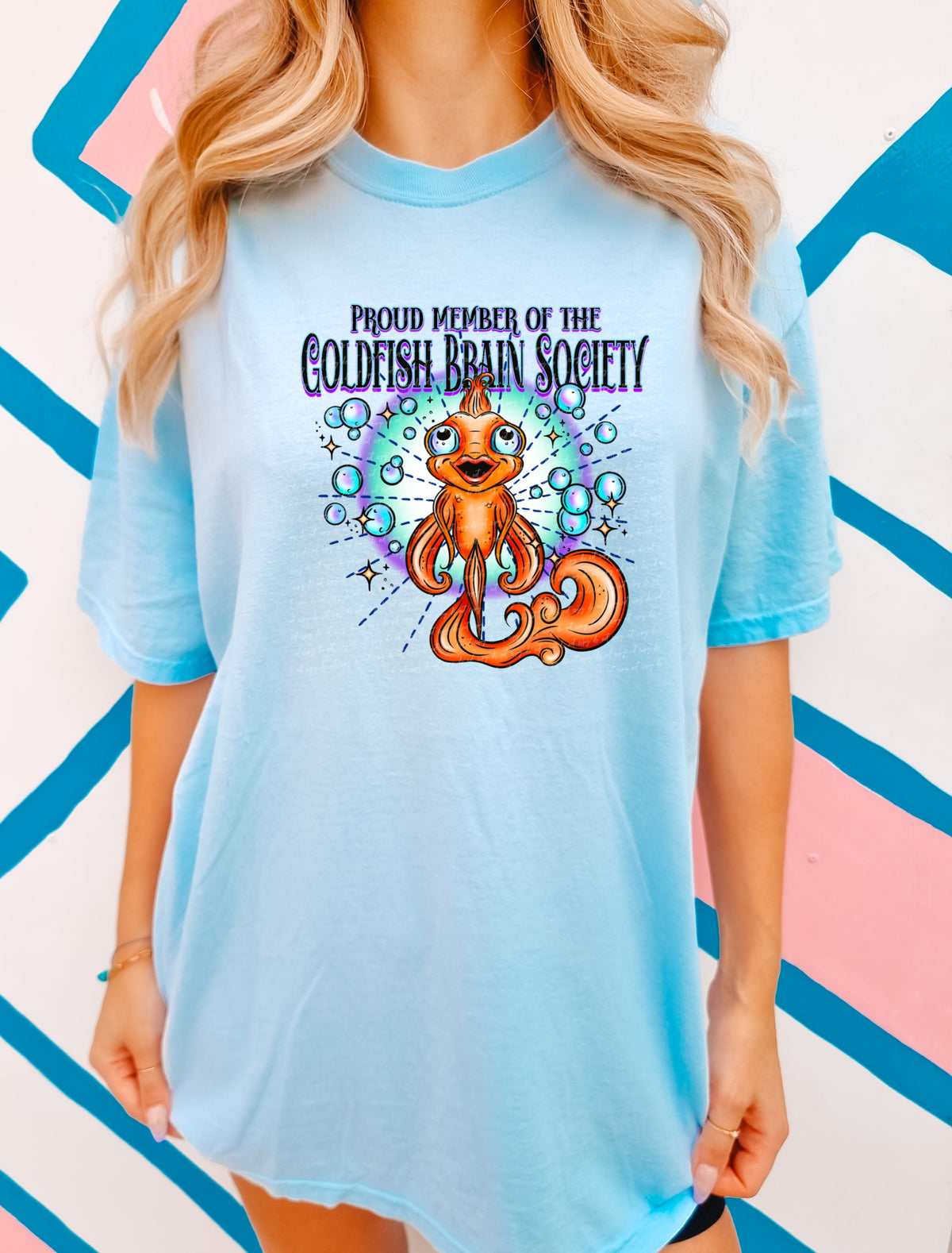 Proud memberof the goldfish brain society 18902 DTF transfer