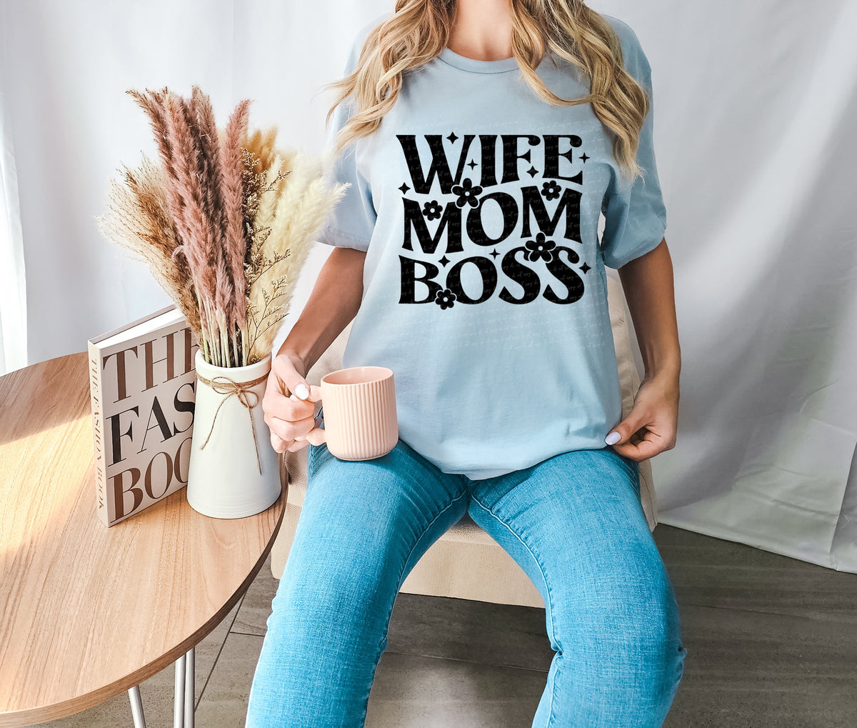 Wife mom boss 18942 DTF transfer