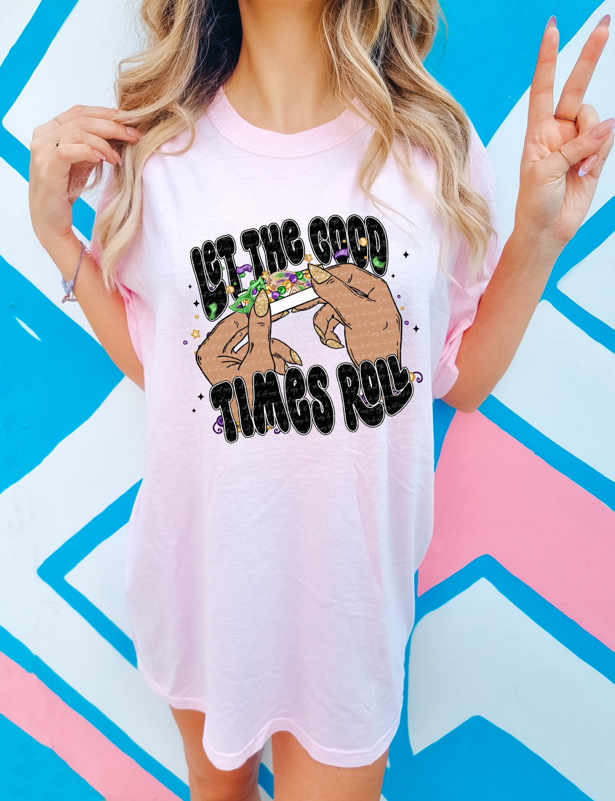 Let the good times roll TAN 18976 DTF transfer