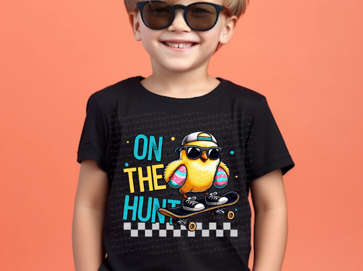 On the hunt chick skater 22001 DTF transfer