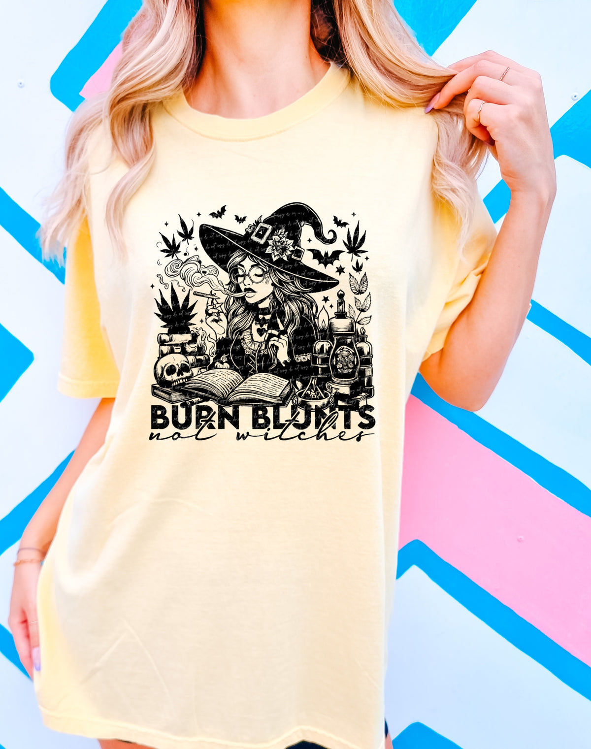 Burns blunts not witches 22050 DTF transfer