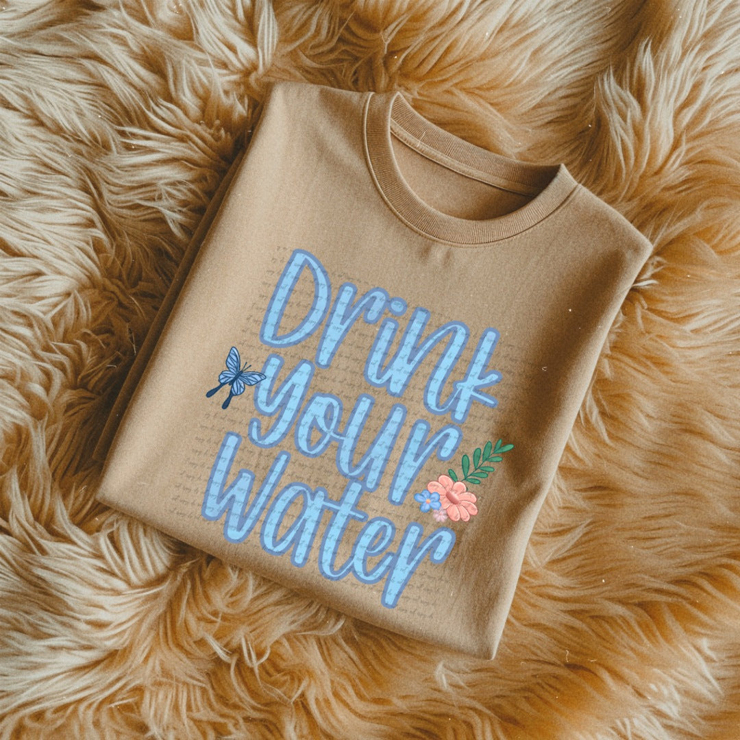 Drink your water 22165 DTF transfer
