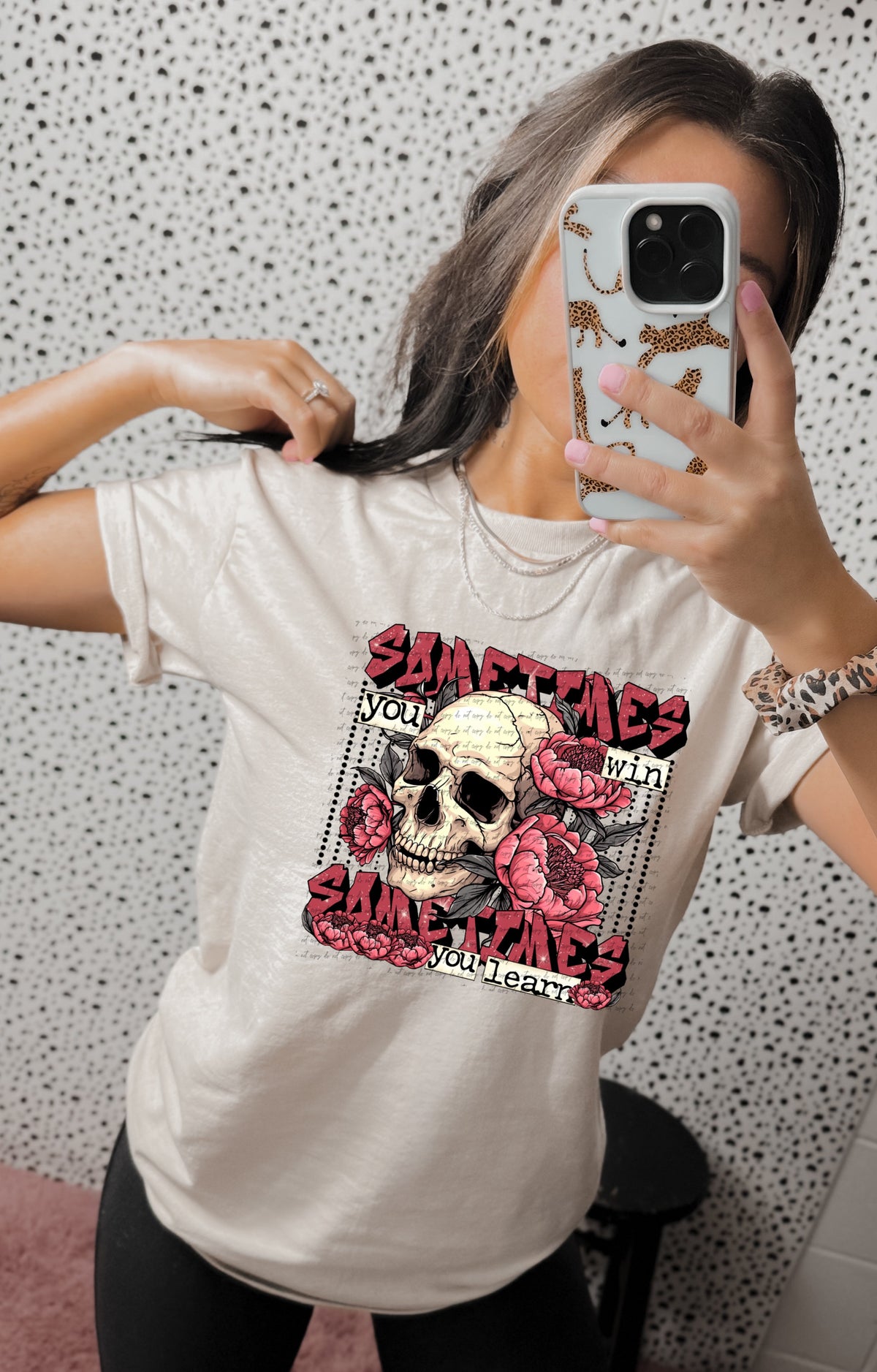 Sometimes you win sometimes you learn 22258 DTF transfer