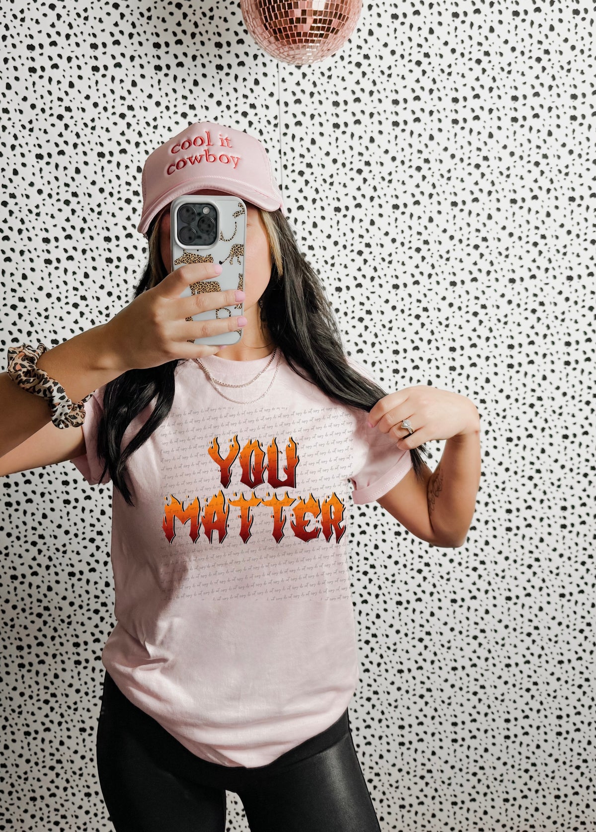 You matter firey letters  22249 DTF transfer