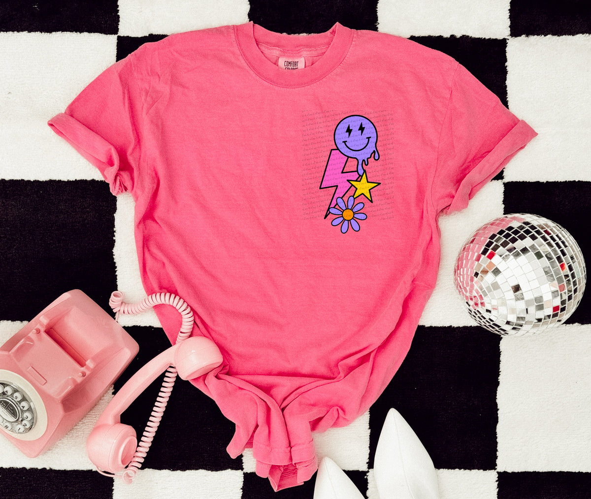 A new era of me colorful happy pocket CHOOSE SIZE 22192  DTF transfer
