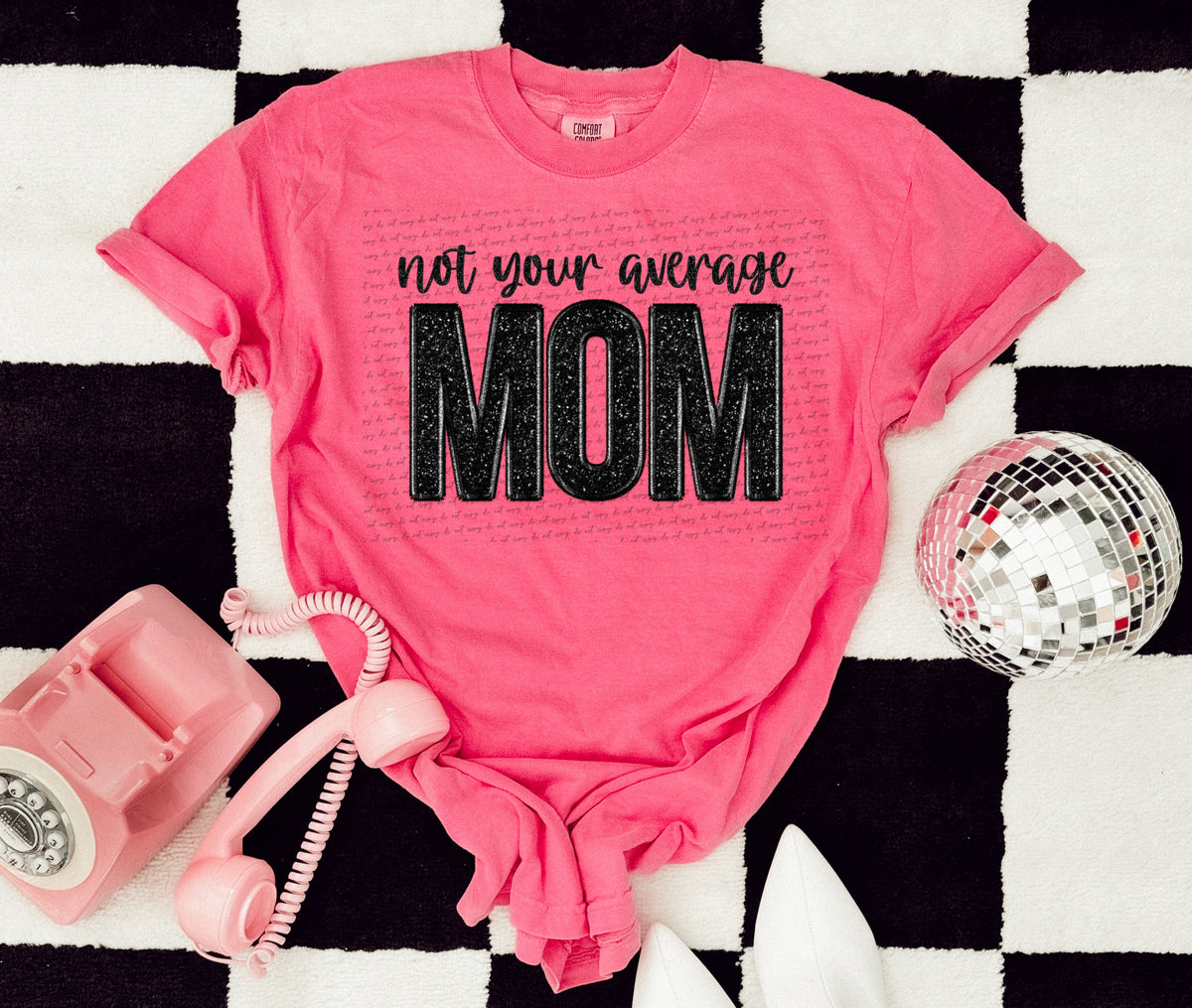 Not your average mom 22194 DTF transfer