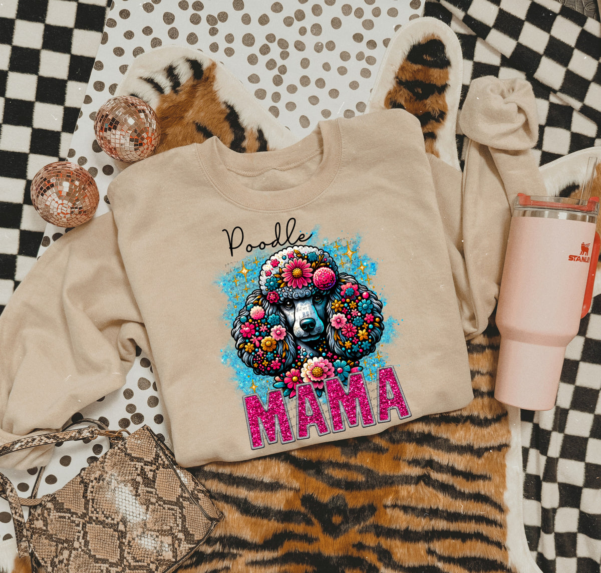 Poodle mama  22139 DTF transfer