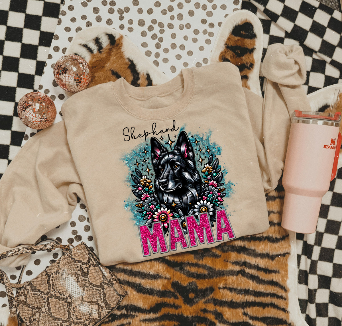 Shepard mama BLACK 22137 DTF transfer
