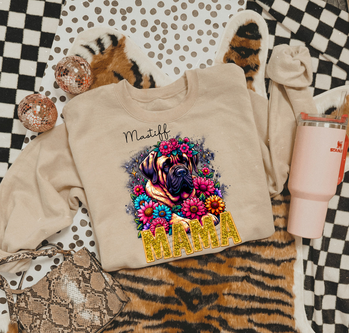 Mastiff mama TAN 22134 DTF transfer