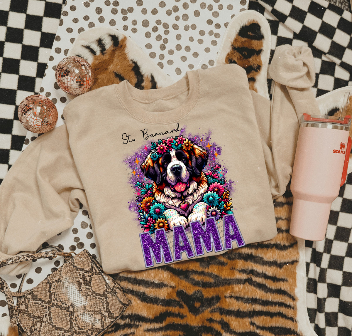 St. Bernard mama 22131 DTF transfer