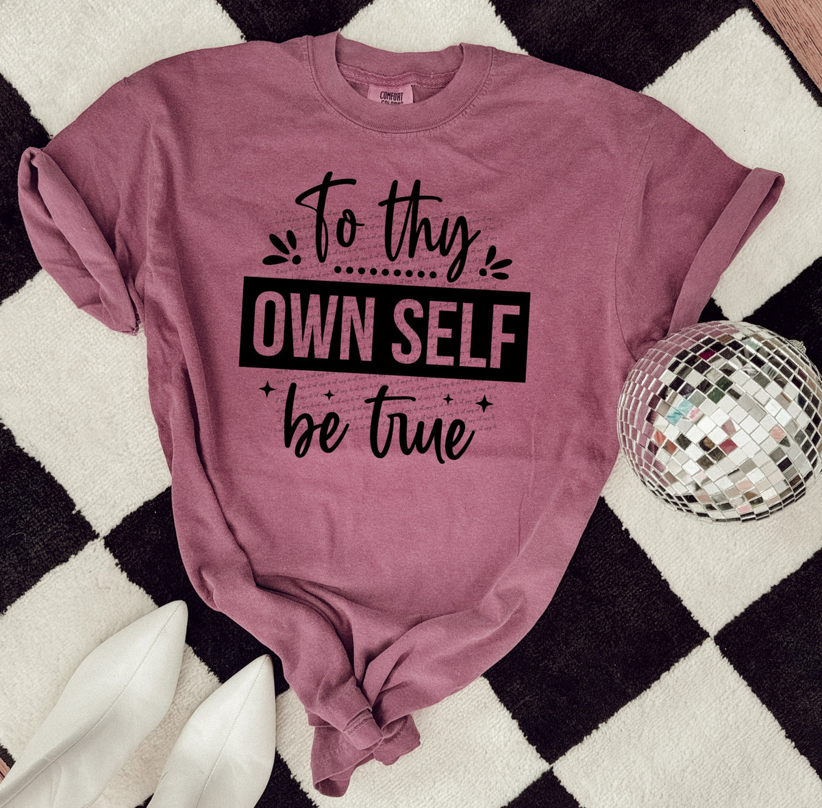 To thy own self be true 22210 DTF transfer