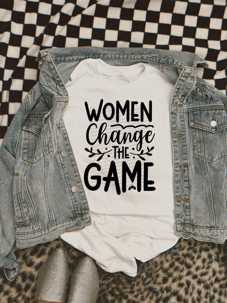 Women change the game 22271 DTF transfer
