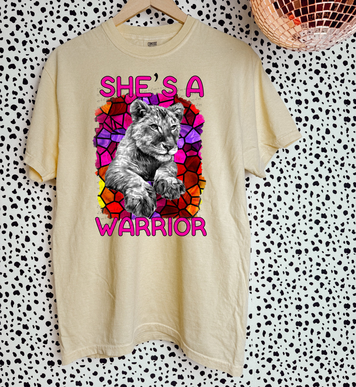 Shes a warrior tiger 22308 DTF transfer