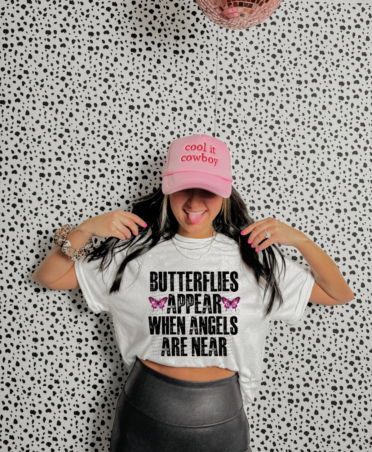 Butterflies appear when angels are near 22280  DTF transfer