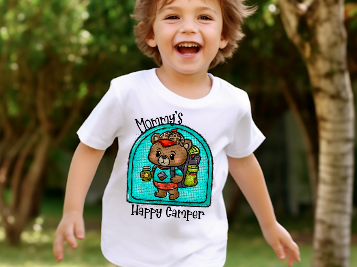 Mommys happy camper 22354 DTF transfer