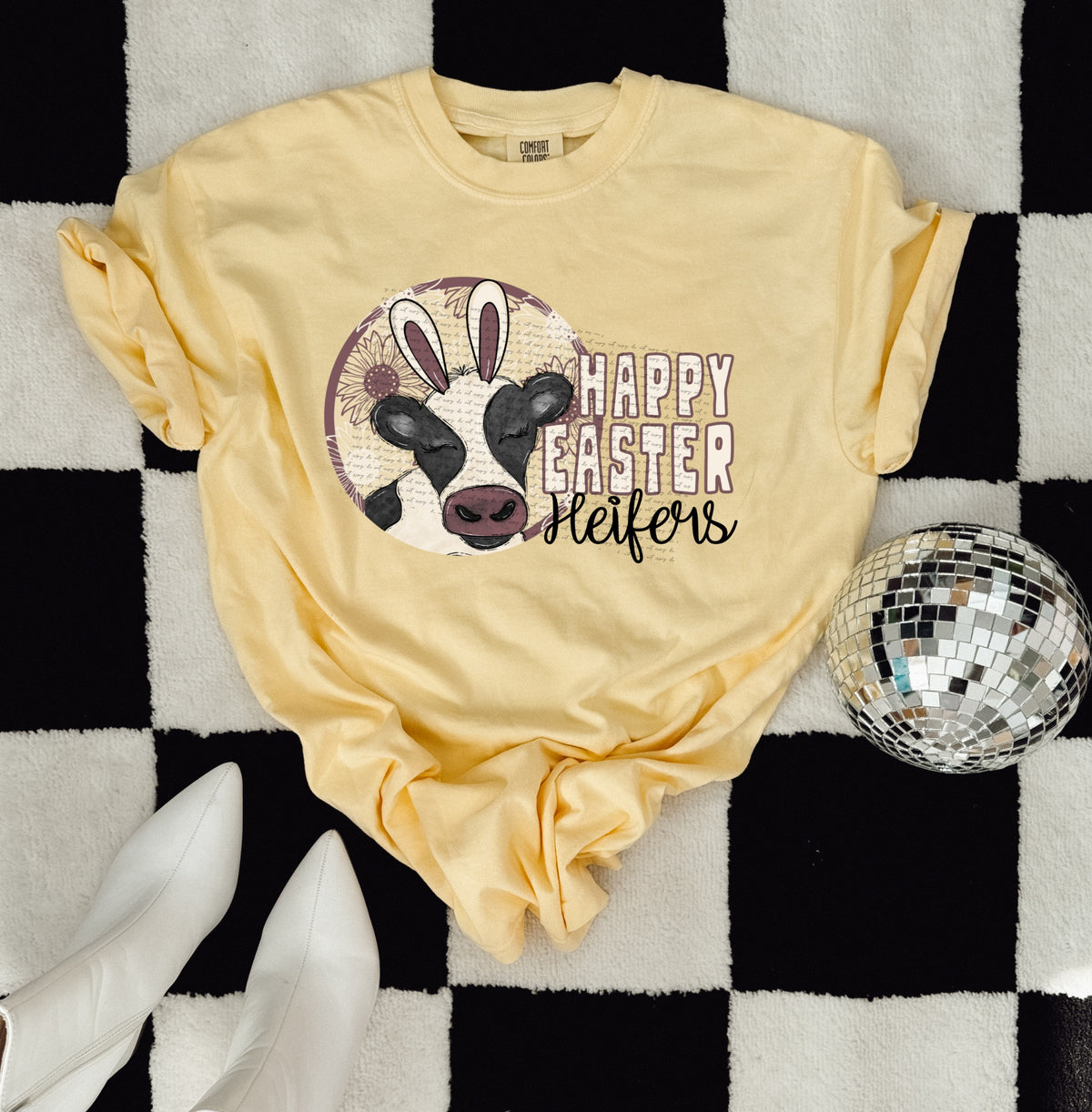 Happy easter heifers 22341 DTF transfer