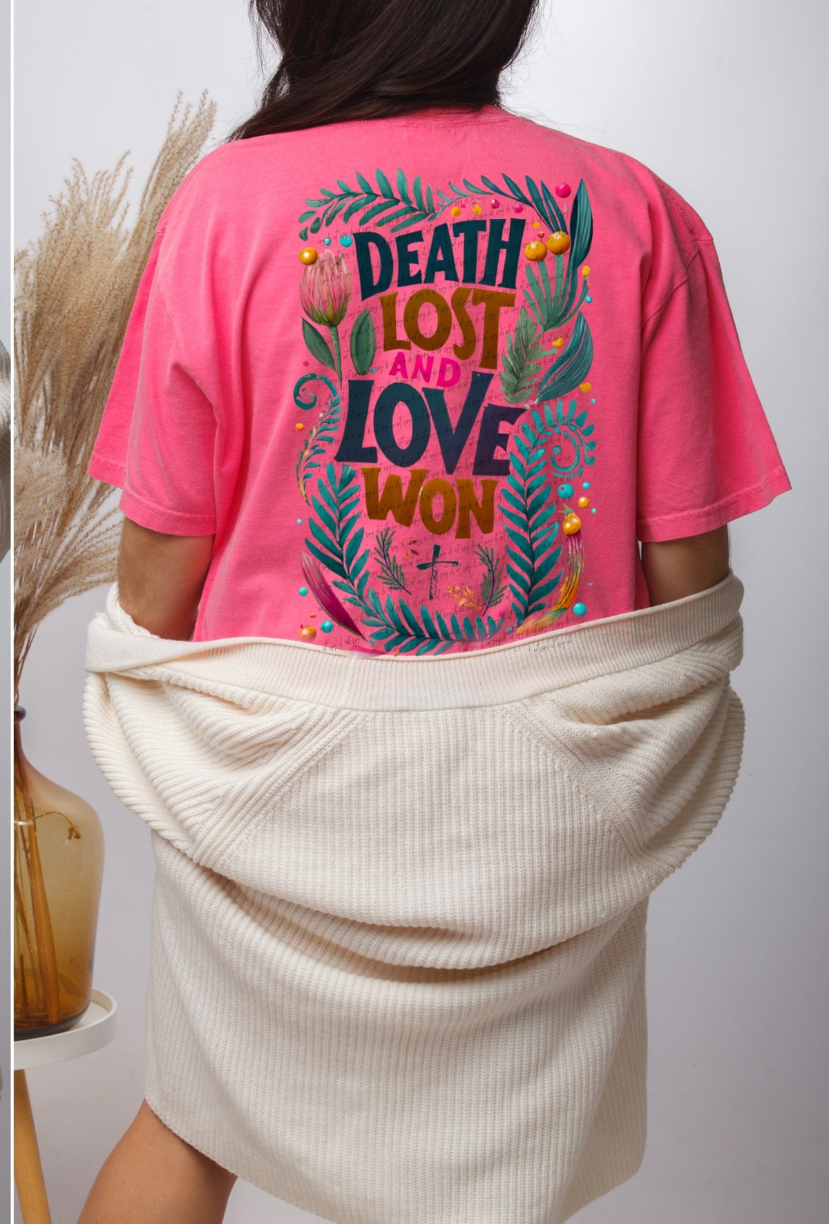 Death lost and love won 22407 DTF transfer