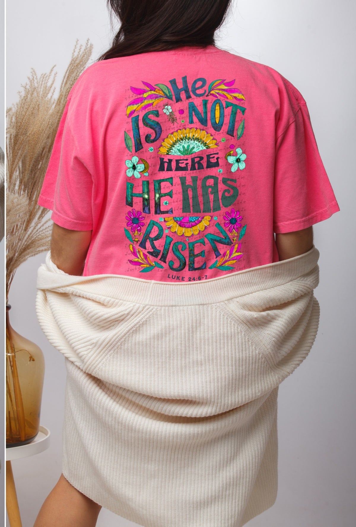 He is not here he has risen 22408 DTF transfer