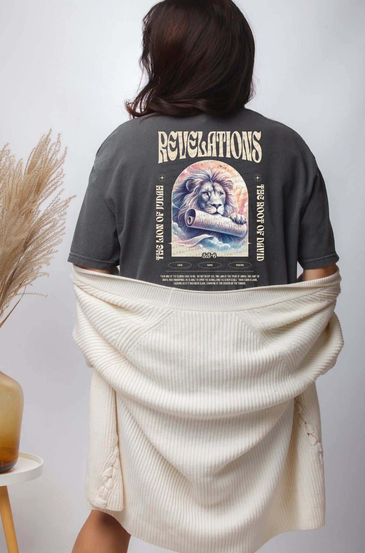 Revelations LION faithful true FILLED  22433 DTF transfer